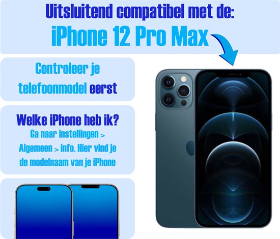 Screenprotector geschikt voor iPhone 12 Pro Max - Gehard Glas - Tempered Glass Armor Screen Cover - 4 Stuks