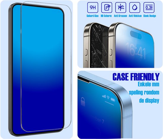 Screenprotector geschikt voor iPhone 11 Pro Max/XS Max - Gehard Glas - Tempered Glass Armor Screen Cover - 2 Stuks