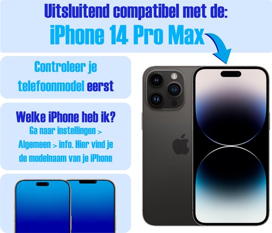 Screenprotector geschikt voor iPhone 14 Pro Max - Gehard Glas - Tempered Glass Armor Screen Cover - 4 Stuks