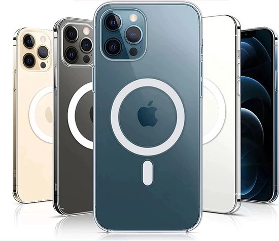 Lennexo Hoesje Geschikt Voor iPhone 14 Plus Met Magneet Ring - Siliconen Hoesje Voor Draadloos Opladen en Geschikt voor Magsafe