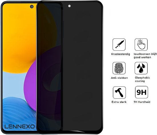 Full Cover Privacy Screenprotector Samsung A52 / A52s | Volledige Beschermglas | PREMIUM Tempered Glass | Samsung Galaxy A52 Screenprotector Privacy - 1 stuk