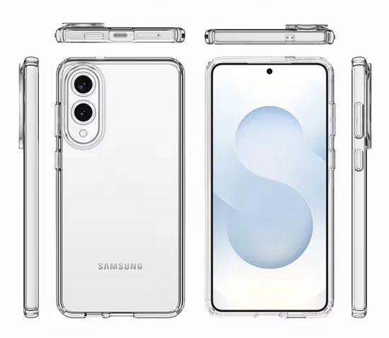 Transparant Hoesje Geschikt Voor Samsung Galaxy S25 Edge - Back Cover Telefoonhoesje