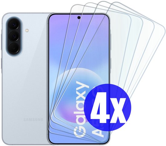 Screenprotector geschikt voor Samsung A57 - Gehard Glas - Tempered Glass Armor Screen Cover - 4 Stuks