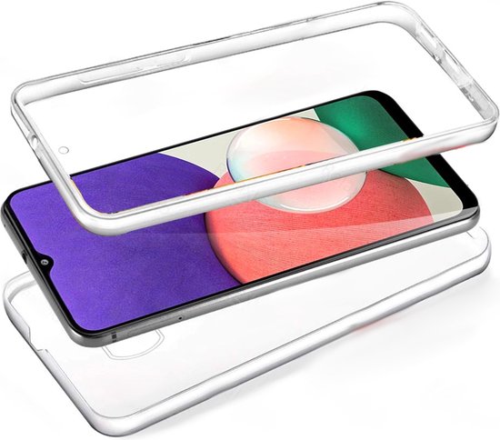 360° Hoesje Geschikt Voor Samsung Galaxy A12 5G Hoesje en Screenprotector