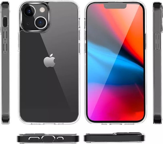 Transparant Hoesje Geschikt Voor iPhone 14 Pro - Back Cover Telefoonhoesje