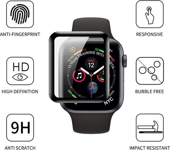 Lennexo Screenprotector Geschikt Voor Apple Watch 44mm