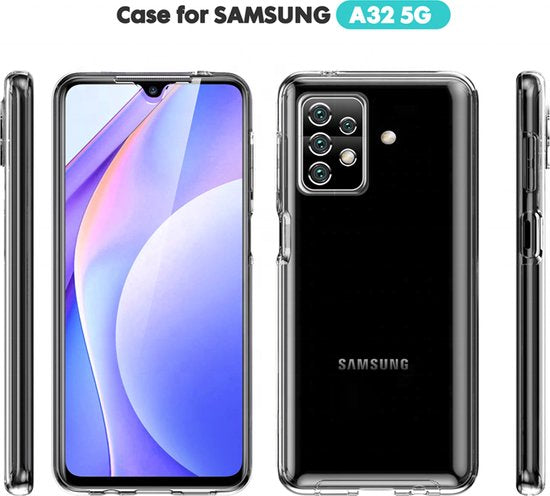 360° Hoesje Geschikt Voor Samsung Galaxy A32 5G - Hoesje en Screenprotector
