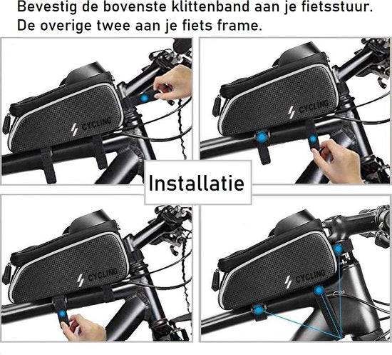 Lennexo Professionele Telefoonhouder Fiets | Waterdichte Fietshouder | Gsm Houder Fiets | Fietstas