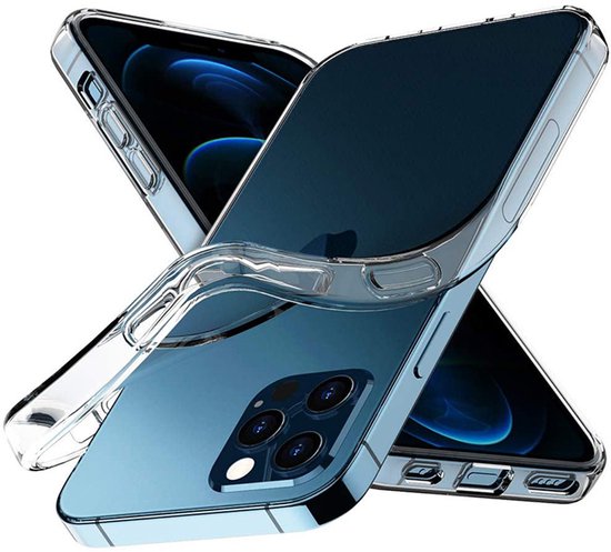 Hoesje en Privacy Screenprotector Combi Geschikt Voor iPhone 11 Pro Max - Transparant Hoesje + Privacy Glas