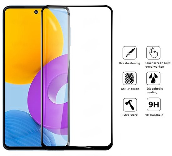 Pashouder Hoesje en Screenprotector Combi Geschikt Voor Samsung A53 - Pasjeshouder + Premium Screenprotector