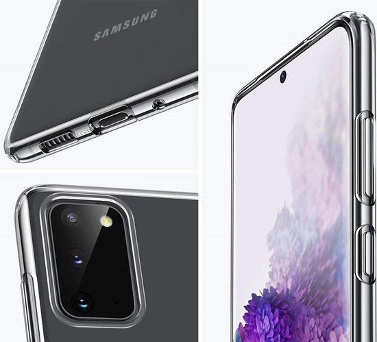 Hoesje en Screenprotector Combi Geschikt Voor Samsung A03s 5G - Transparant Hoesje + Premium screenprotector