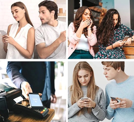 Hoesje en Privacy Screenprotector Combi Geschikt Voor Samsung A54 - Transparant Hoesje + Privacy Glas