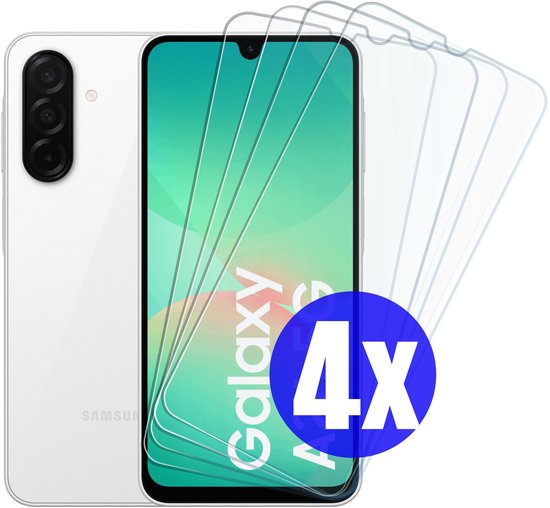 Screenprotector geschikt voor Samsung A26 - Gehard Glas - Tempered Glass Armor Screen Cover - 4 Stuks