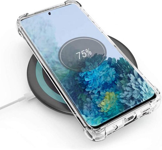 Anti Shock Hoesje Geschikt Voor Samsung Galaxy S20 Plus - ShockProof Silicone Case - Transparant Back Cover