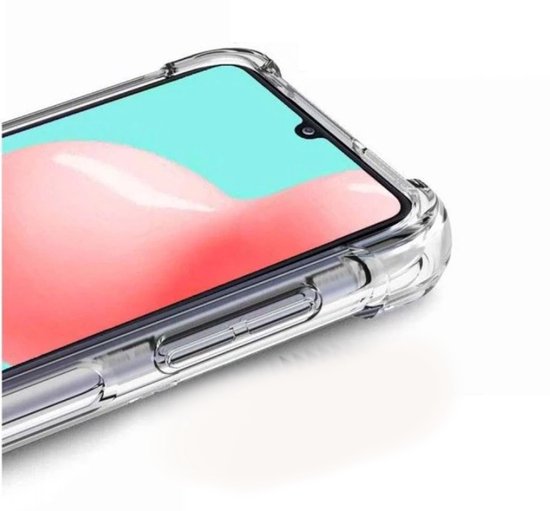 Anti Shock Hoesje Geschikt Voor Samsung Galaxy A37 - ShockProof Silicone Case - Transparant Back Cover