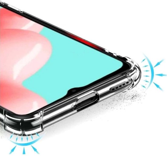 Anti Shock Hoesje Geschikt Voor Samsung Galaxy A32 5G - ShockProof Silicone Case - Transparant Back Cover