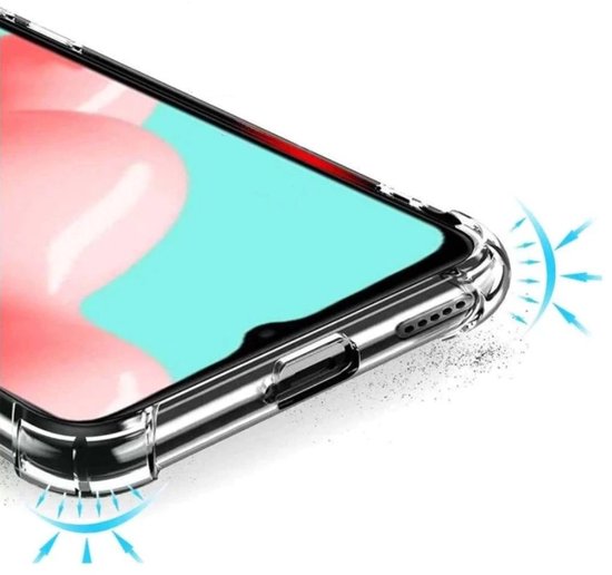 Anti Shock Hoesje Geschikt Voor Samsung Galaxy A36 - ShockProof Silicone Case - Transparant Back Cover