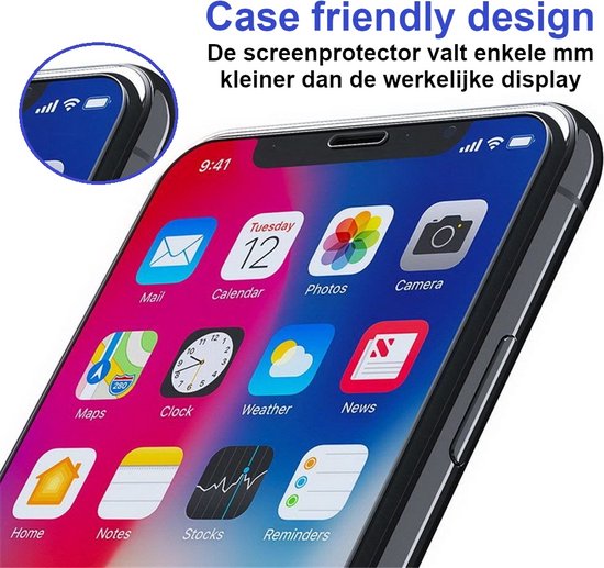 Premium Screenprotector Geschikt Voor iPhone 11 Pro Max / iPhone XS Max - Gehard Glas - 2 Stuks