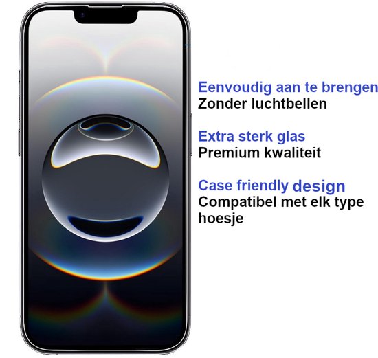 Premium Screenprotector Geschikt Voor iPhone 16e - Gehard Glas - 2 Stuks