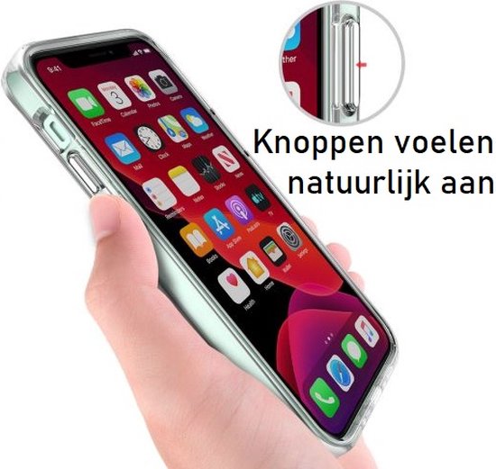 Transparant Hoesje Geschikt Voor iPhone 12 Mini - Back Cover Telefoonhoesje