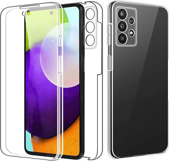 360° Hoesje Geschikt Voor Samsung Galaxy A72 5G Hoesje en Screenprotector