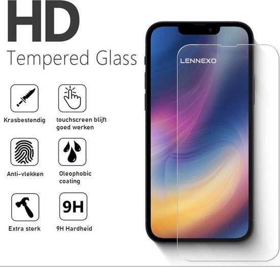 Screenprotector Geschikt Voor iPhone 16 Pro Max - Glasplaat - Tempered Glass - 2 Stuks
