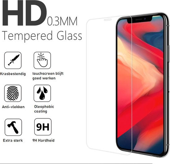 Hoesje en Screenprotector Combi Geschikt Voor iPhone 13 - Anti Shock Hoesje + 2x Screenprotector