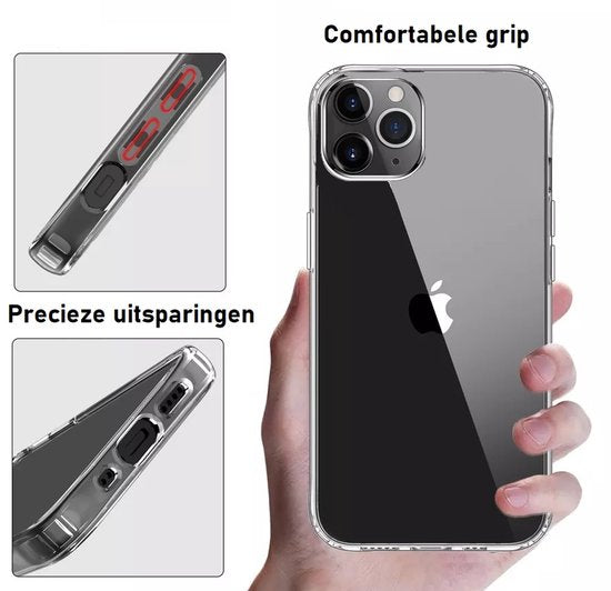 Transparant Hoesje Geschikt Voor iPhone 17 - Back Cover Telefoonhoesje