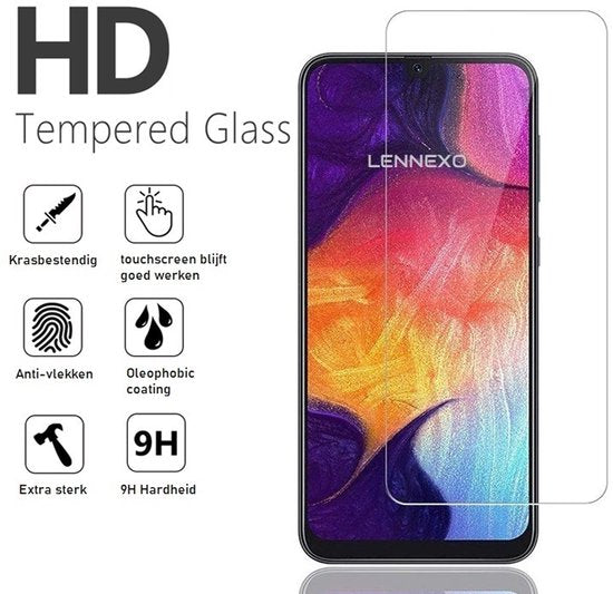 Pashouder Hoesje en Screenprotector Combi Geschikt Voor Samsung A53 - Pasjeshouder + 2x Screenprotector