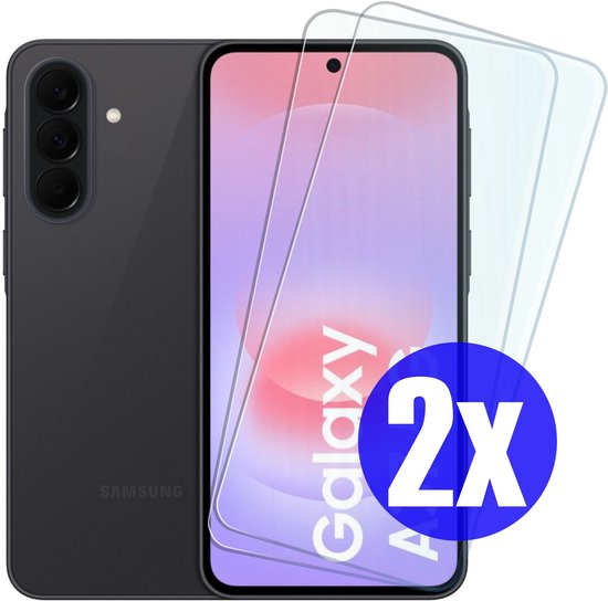 Screenprotector geschikt voor Samsung A37 - Gehard Glas - Tempered Glass Armor Screen Cover - 2 Stuks
