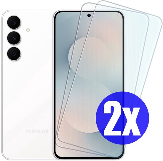 Screenprotector geschikt voor Samsung S25 FE (Fan Edition) - Gehard Glas - Tempered Glass Armor Screen Cover - 2 Stuks