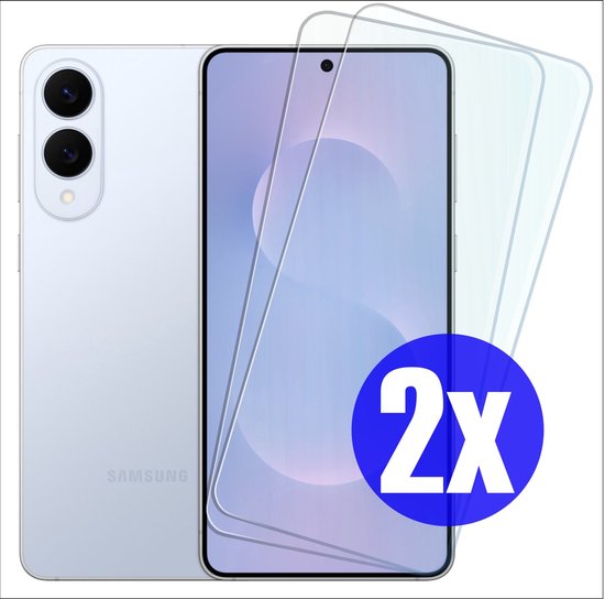 Screenprotector geschikt voor Samsung S25 Edge - Gehard Glas - Tempered Glass Armor Screen Cover - 2 Stuks