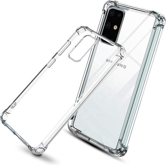 Anti Shock Hoesje Geschikt Voor Samsung Galaxy S20 Plus - ShockProof Silicone Case - Transparant Back Cover