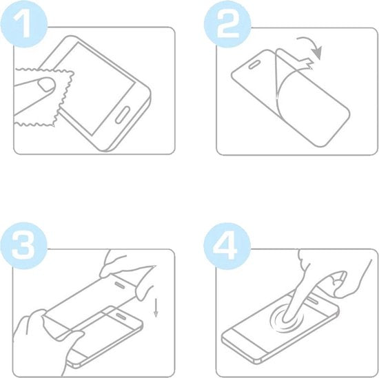 Full Cover Screenprotector Geschikt Voor Samsung A15 - Volledige Beschermglas - PREMIUM Tempered Glass - 1 stuk