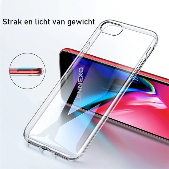 Transparant Hoesje Geschikt Voor iPhone SE 2022 / SE 2020 / 8 / 7 - Back Cover Telefoonhoesje