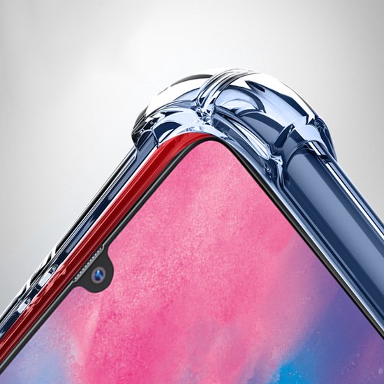 Samsung Galaxy A02 Hoesje Anti Shock | ShockProof Silicone Case | Transparant Back Cover
