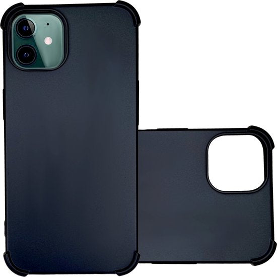 Zwarte Anti Shock Hoesje Geschikt Voor iPhone 11 Hoesje - ShockProof Siliconen Hoesje