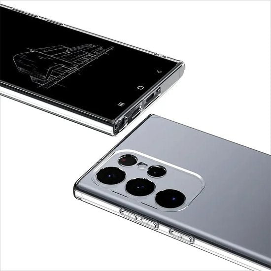 Transparant Hoesje Geschikt Voor Samsung Galaxy S23 Ultra - Back Cover Telefoonhoesje