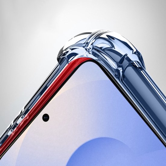 Anti Shock Hoesje Geschikt Voor Samsung Galaxy S25 - ShockProof Silicone Case - Transparant Back Cover