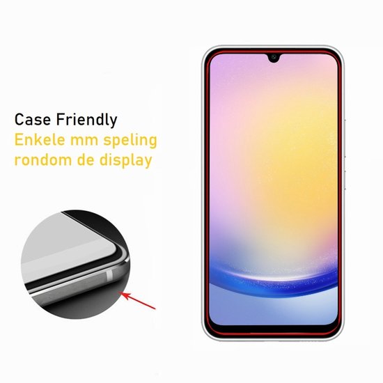 Screenprotector Geschikt Voor Samsung Galaxy A27 - Glasplaat - Tempered Glass - 2 Stuks