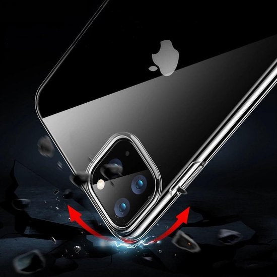 Transparant Hoesje Geschikt Voor iPhone 11 Pro - Back Cover Telefoonhoesje