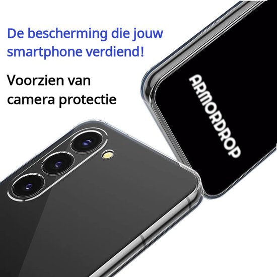 Armordrop Transparant Hoesje Geschikt Voor Samsung S25+ (S25 PLUS) Hoesje - Stevige Beschermhoesje