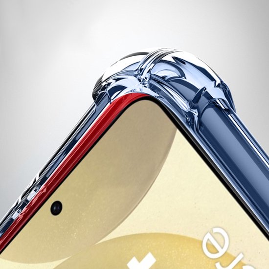 Anti Shock Hoesje Geschikt Voor Samsung Galaxy S24 - ShockProof Silicone Case - Transparant Back Cover