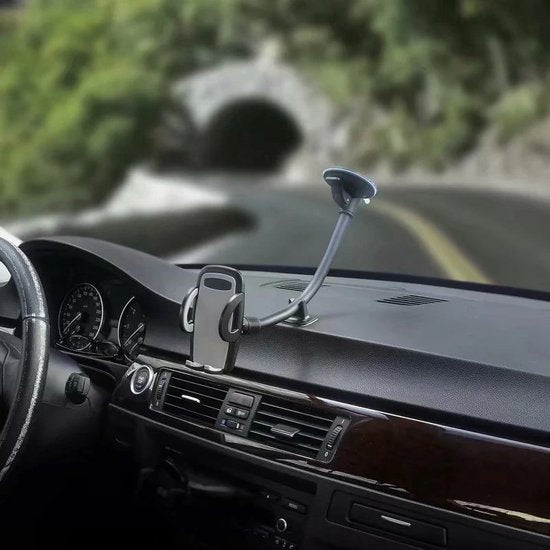 Lennexo Telefoonhouders Auto | Autohouder Met Zuignap | Universele GSM Houder Auto Voor Smartphone | Geschikt voor op de Dashboard - Voorruit - Ventilatierooster
