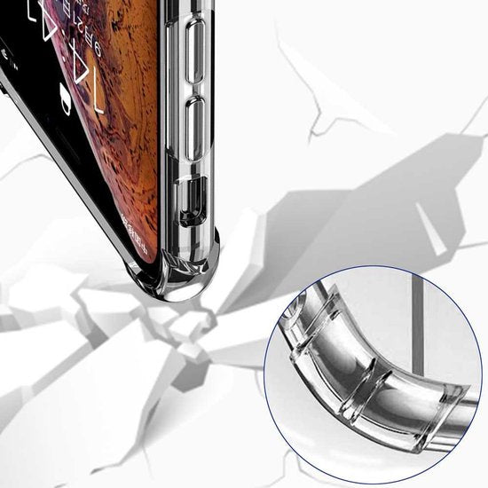 Hoesje en Screenprotector Combi Geschikt Voor iPhone 16 Pro Max - Anti Shock Hoesje + 2x Screenprotector
