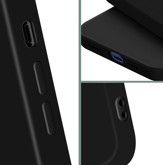 Zwart Hoesje Geschikt Voor iPhone 11 Pro - Zwarte Siliconen Hoesje - TPU Back Cover Hoes -Zwart
