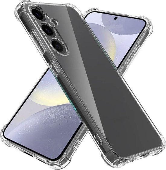 Anti Shock Hoesje Geschikt Voor Samsung Galaxy S24+ (S24 Plus) - ShockProof Silicone Case - Transparant Back Cover