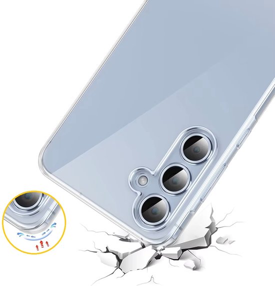 Transparant Hoesje Geschikt Voor Samsung Galaxy A18 - Back Cover Telefoonhoesje