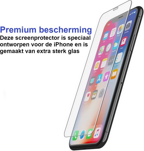 Premium Screenprotector Geschikt Voor iPhone 11 Pro Max / iPhone XS Max - Gehard Glas - 2 Stuks