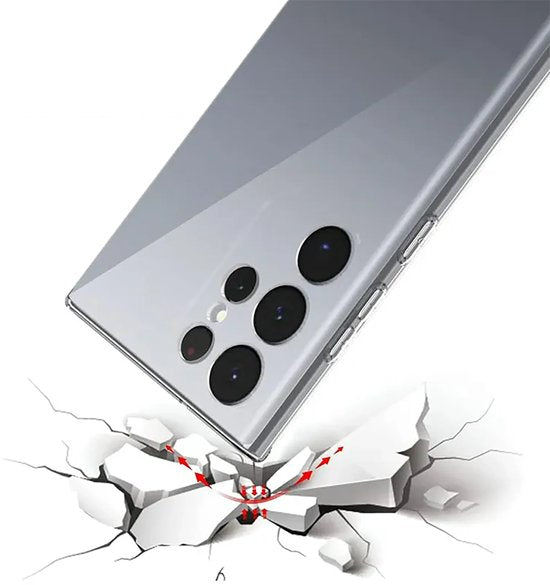 Transparant Hoesje Geschikt Voor Samsung Galaxy S25 ULTRA - Back Cover Telefoonhoesje